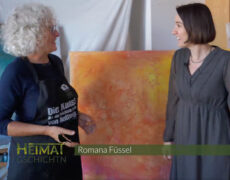 München-TV zu Besuch in meinem Atelier zu allingas Kunstforum